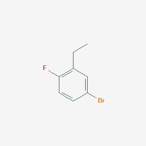 molecular formula C8H8BrF B1291721 4-Bromo-2-ethyl-1-fluorobenzene CAS No. 627463-25-6