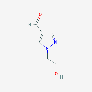 molecular formula C6H8N2O2 B1291731 1-(2-Hydroxyethyl)-1H-pyrazole-4-carbaldehyde CAS No. 1082065-98-2