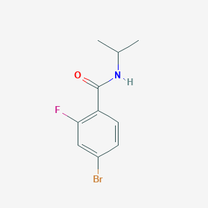 molecular formula C10H11BrFNO B1291743 4-Bromo-2-fluoro-N-isopropylbenzamide CAS No. 877383-76-1