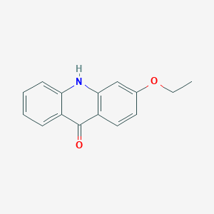 molecular formula C15H13NO2 B12917523 3-Ethoxyacridin-9(10H)-one CAS No. 160289-91-8