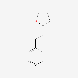 molecular formula C12H16O B12917597 2-(2-Phenylethyl)tetrahydrofuran CAS No. 2429-96-1
