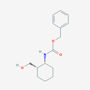 molecular formula C15H21NO3 B1291766 Benzyl cis-(2-hydroxymethyl)cyclohexylcarbamate CAS No. 213672-66-3