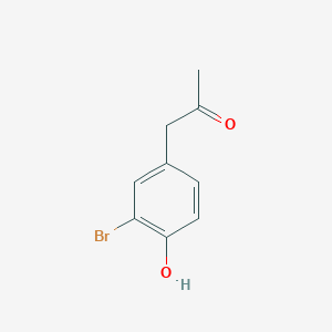 molecular formula C9H9BrO2 B1291769 1-(3-Bromo-4-hydroxyphenyl)propan-2-one CAS No. 655237-87-9
