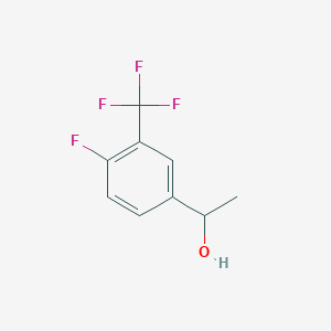 1-[4-Fluoro-3-(trifluoromethyl)phenyl]ethan-1-ol