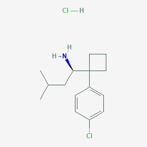 molecular formula C15H23Cl2N B129178 Didesmethylsibutramine hydrochloride, (R)- CAS No. 262854-35-3