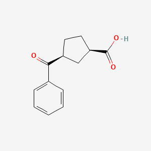 cis-3-Benzoylcyclopentane-1-carboxylic acid