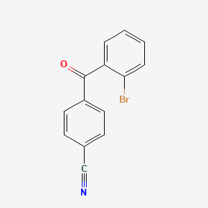 molecular formula C14H8BrNO B1291786 2-Bromo-4'-cyanobenzophenone CAS No. 746651-77-4