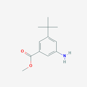 Benzoic acid, 3-amino-5-(1,1-dimethylethyl)-, methyl ester