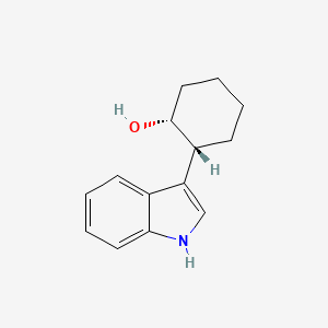 molecular formula C14H17NO B12917900 (1R,2R)-2-(1H-Indol-3-yl)cyclohexan-1-ol CAS No. 68221-97-6