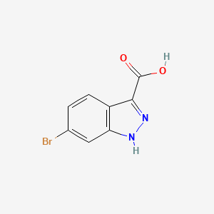 molecular formula C8H5BrN2O2 B1291794 6-bromo-1H-indazole-3-carboxylic acid CAS No. 660823-36-9