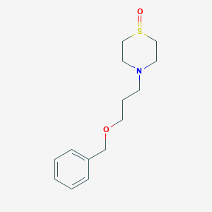 4-[3-(Benzyloxy)propyl]-1lambda~4~,4-thiazinan-1-one