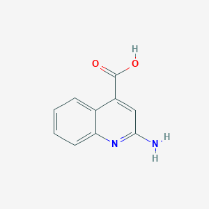 molecular formula C10H8N2O2 B129180 2-氨基喹啉-4-羧酸 CAS No. 157915-68-9