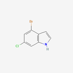 molecular formula C8H5BrClN B1291813 4-Bromo-6-chloro-1H-indole CAS No. 885519-23-3