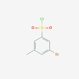 molecular formula C7H6BrClO2S B1291818 3-Bromo-5-methylbenzene-1-sulfonyl chloride CAS No. 885520-33-2