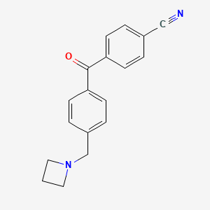 4-Azetidinomethyl-4'-cyanobenzophenone