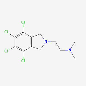 molecular formula C12H14Cl4N2 B12918245 N,N-Dimethyl-2-(4,5,6,7-tetrachloro-1,3-dihydro-2H-isoindol-2-yl)ethan-1-amine CAS No. 95467-71-3