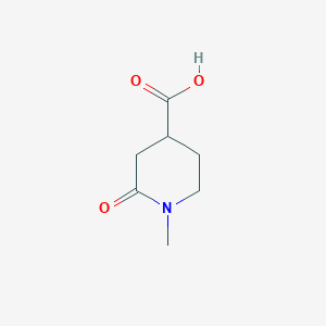 molecular formula C7H11NO3 B1291826 1-Methyl-2-oxopiperidine-4-carboxylic acid CAS No. 1000932-09-1
