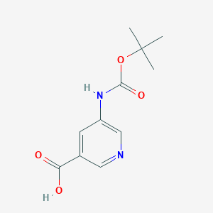 5-((tert-Butoxycarbonyl)amino)nicotinic acid