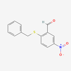 2-(Benzylthio)-5-nitrobenzaldehyde