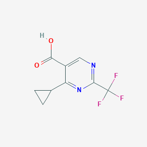 4-Cyclopropyl-2-(trifluoromethyl)pyrimidine-5-carboxylic acid