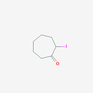 molecular formula C7H11IO B12918648 2-Iodocycloheptanone CAS No. 77256-26-9