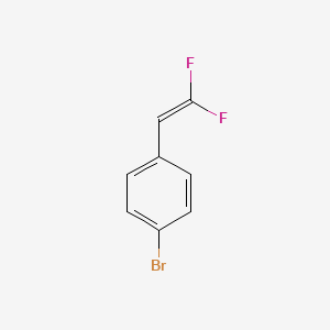 molecular formula C8H5BrF2 B1291885 1-Bromo-4-(2,2-difluorovinyl)benzene CAS No. 84750-93-6