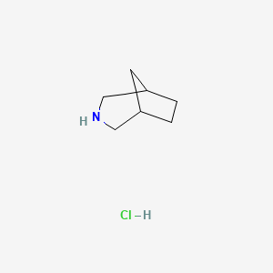 molecular formula C7H14ClN B1291891 3-Azabicyclo[3.2.1]octane hydrochloride CAS No. 20969-02-2