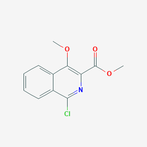 molecular formula C12H10ClNO3 B1291892 Methyl 1-chloro-4-methoxyisoquinoline-3-carboxylate CAS No. 170621-96-2