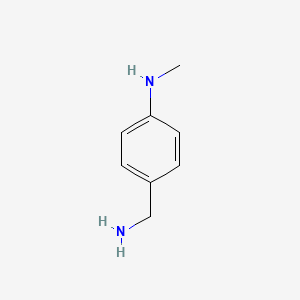 molecular formula C8H12N2 B1291899 4-Methylaminobenzylamine CAS No. 24732-10-3