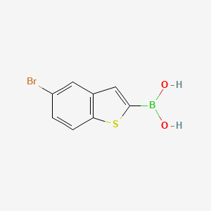 molecular formula C8H6BBrO2S B1291902 5-Bromobenzo[B]thiophene-2-boronic acid CAS No. 884010-25-7
