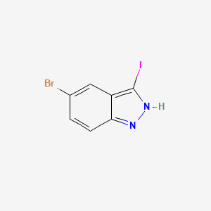 molecular formula C7H4BrIN2 B1291911 5-Bromo-3-iodo-1H-indazole CAS No. 459133-66-5