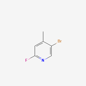 molecular formula C6H5BrFN B1291912 5-Bromo-2-fluoro-4-methylpyridine CAS No. 864830-16-0