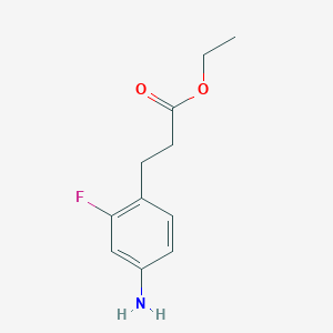 Ethyl 3-(4-amino-2-fluorophenyl)propanoate