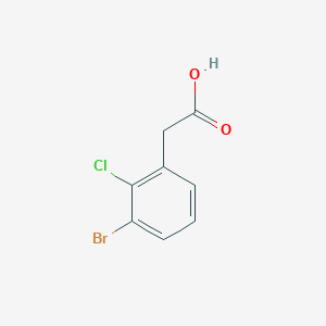 molecular formula C8H6BrClO2 B1291921 3-Bromo-2-chlorophenylacetic acid CAS No. 1261438-67-8