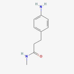 molecular formula C10H14N2O B1291926 3-(4-aminophenyl)-N-methylpropanamide CAS No. 705256-69-5