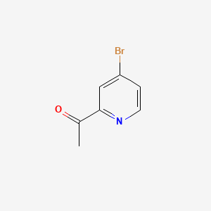 molecular formula C7H6BrNO B1291929 1-(4-Bromopyridin-2-yl)ethanone CAS No. 1060805-69-7
