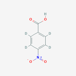 molecular formula C7H5NO4 B129197 4-Nitrobenzoic-D4 acid CAS No. 171777-66-5