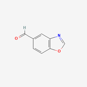 molecular formula C8H5NO2 B1291999 Benzo[d]oxazole-5-carbaldehyde CAS No. 638192-65-1