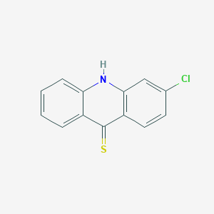 molecular formula C13H8ClNS B12920024 3-Chloroacridine-9(10H)-thione CAS No. 95112-15-5