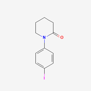 molecular formula C11H12INO B1292008 1-(4-Iodophenyl)piperidin-2-one CAS No. 385425-15-0