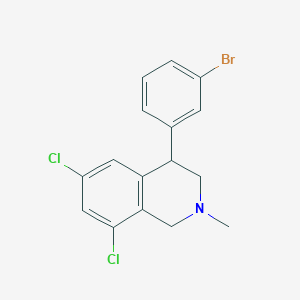 4-(3-Bromophenyl)-6,8-dichloro-2-methyl-1,2,3,4-tetrahydroisoquinoline