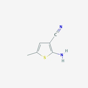molecular formula C6H6N2S B129202 2-氨基-5-甲基噻吩-3-碳腈 CAS No. 138564-58-6