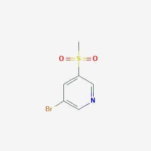 B1292026 3-Bromo-5-(methylsulfonyl)pyridine CAS No. 445491-71-4