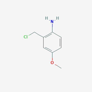 molecular formula C8H10ClNO B1292029 2-(chloromethyl)-4-methoxyaniline 
