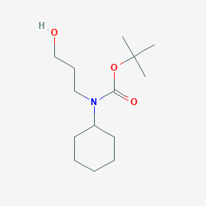 tert-Butyl cyclohexyl(3-hydroxypropyl)carbamate
