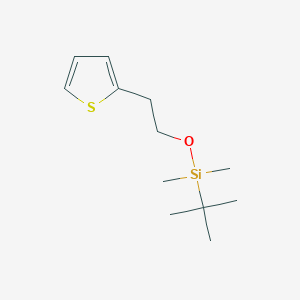 molecular formula C12H22OSSi B1292049 Tert-butyldimethyl(2-(thiophen-2-YL)ethoxy)silane CAS No. 160744-11-6