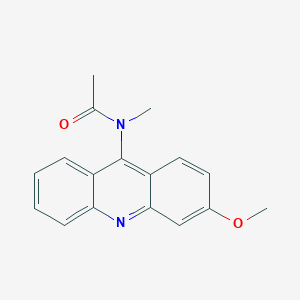 molecular formula C17H16N2O2 B12920517 N-(3-Methoxyacridin-9-YL)-N-methylacetamide CAS No. 61299-64-7