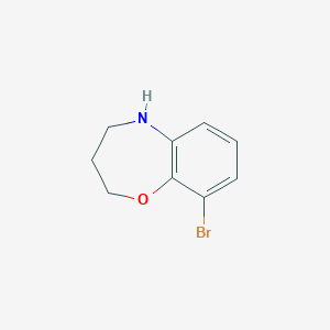 molecular formula C9H10BrNO B1292059 9-Bromo-2,3,4,5-tetrahydro-1,5-benzoxazepine CAS No. 1267996-76-8