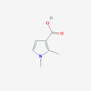 molecular formula C7H9NO2 B1292065 1,2-dimethyl-1H-pyrrole-3-carboxylic acid CAS No. 89776-57-8