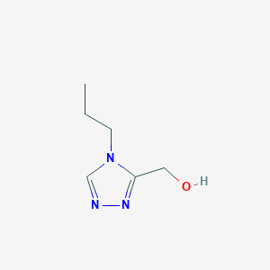 molecular formula C6H11N3O B1292074 (4-propyl-4H-1,2,4-triazol-3-yl)methanol CAS No. 497855-00-2